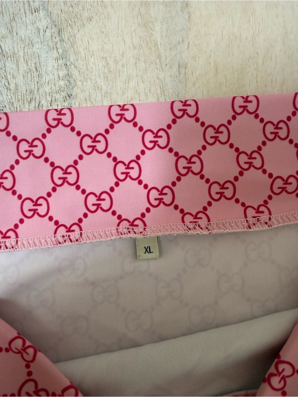 Pink GG Print Bikini - Picture 8 of 8